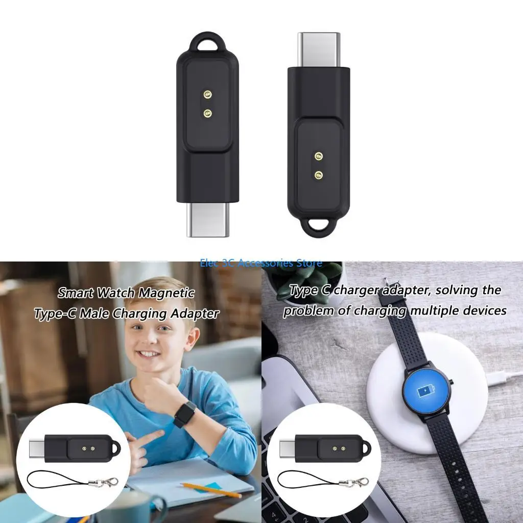 Y51A Travel Friendly Adapter for Smartbands 10/9/8 Lightweight Design In Safety Chip
