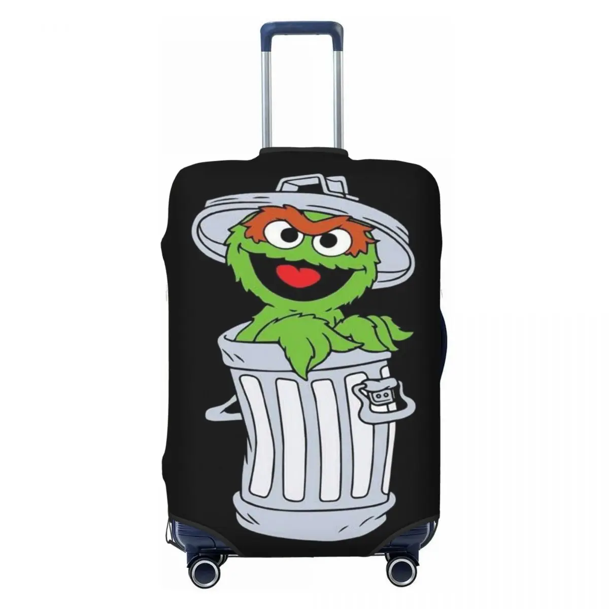 

Custom Custom Cookie Monster Television Programs Luggage Cover Protector Elastic Travel Suitcase Covers