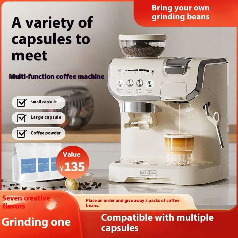 Italian-American Automatic Stainless Steel And Plastic Transparent Glass Coffee Maker For Household And Cafe Cold Brew Feature