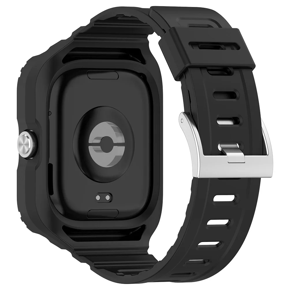 

2 в 1 для Redmi Watch 4, чехол + ремешок, водонепроницаемый защитный чехол для умных часов и сменный браслет, аксессуары для часов