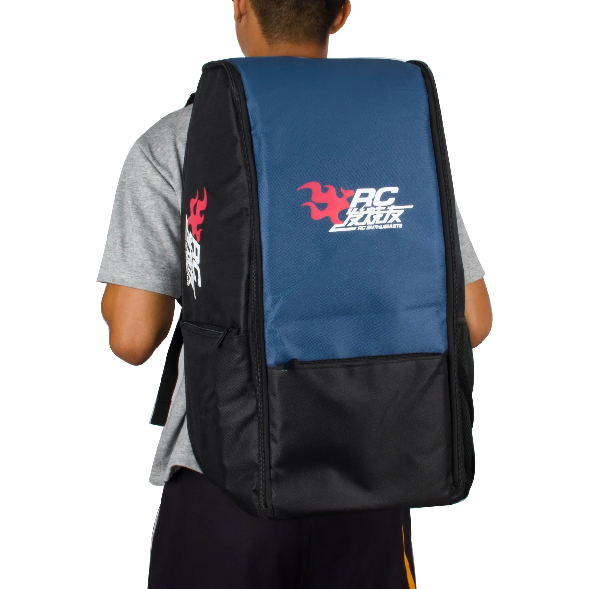 กระเป๋าเป้สะพายหลังสำหรับเก็บรถบังคับวิทยุขนาดใหญ่ กันน้ำ สำหรับรถบังคับวิทยุขนาด 1/10 Crawler Axial SCX10 Capra TRX4 TRX6 D90 TF2 CC01 กระเป๋าสำหรับพกพาสำหรับกิจกรรมกลางแจ้ง