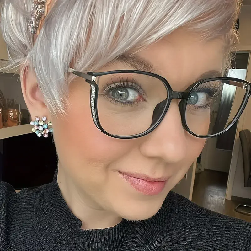 Katzenaugen-Lesebrille, Retro-Mode, presbyopische Brille, ultraleichte Lesebrille für Damen und Herren, 0 bis +4,0