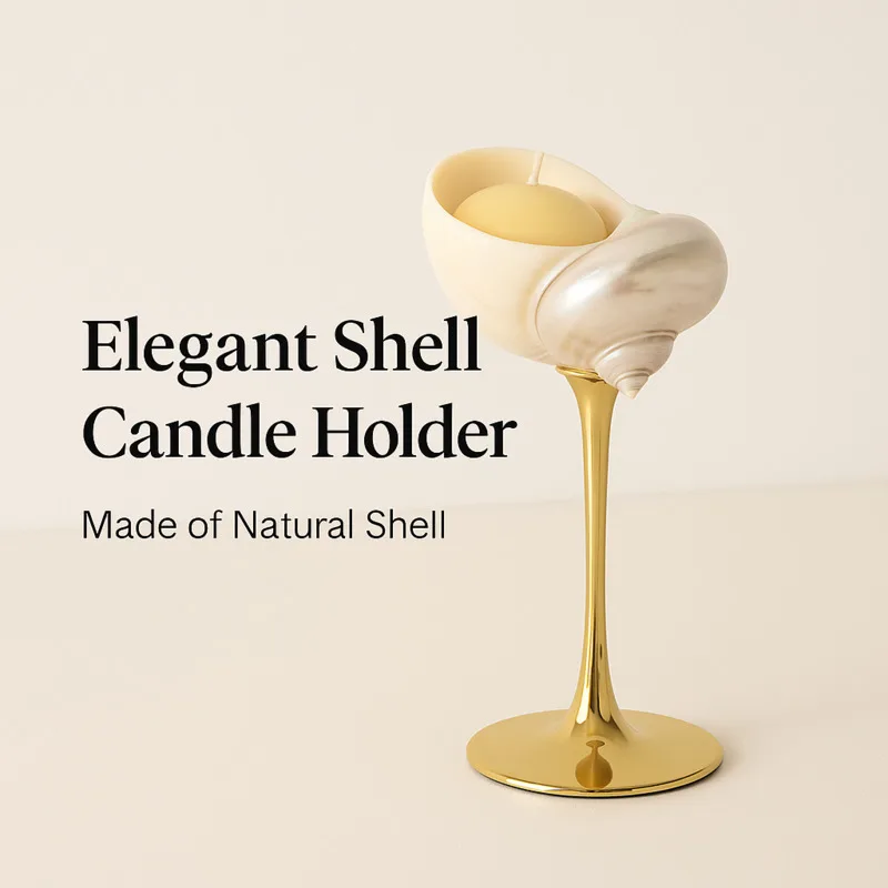 

Nordic Handmade Conch Shell Champagne Glass, Unique Creative Wine Goblet For Ladies, Luxury Bar Party Drinking Cup