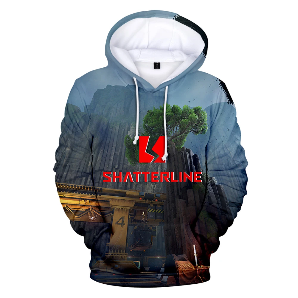 Shatterline Spel Hoodie Lange Mouw Vrouwen Mannen Capuchon Sweatshirt Harajuku Streetwear Hot Game 3d Kleding