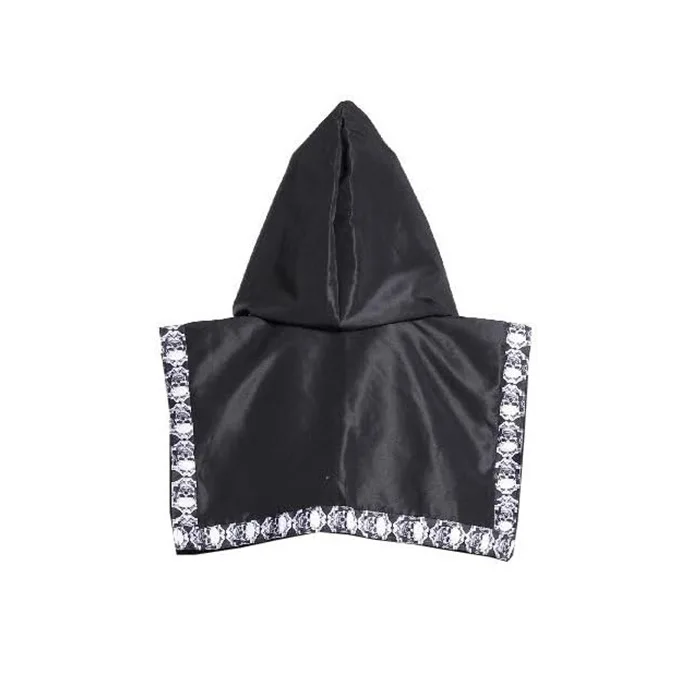 Bla ort esqueleto impressão diabo traje oulder envoltório loween awl feminino faion palco desempenho roupas