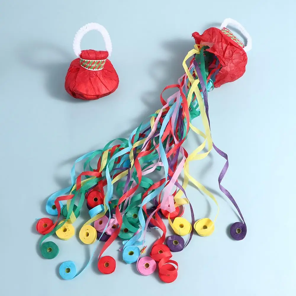 Colorati 2 pezzi lancio a mano celebrazioni non popper coriandoli di carta colorata forniture per feste stelle filanti