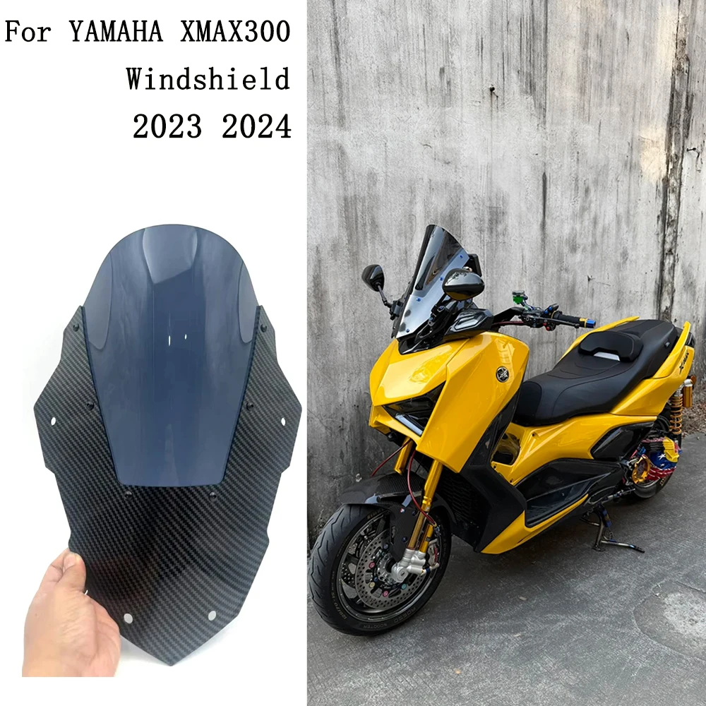 

For YAMAHA XMAX300 X MAX 300 Motorcycle Sport Touring Windshield WindScreen Wind Deflector XMAX 300 2023 2024