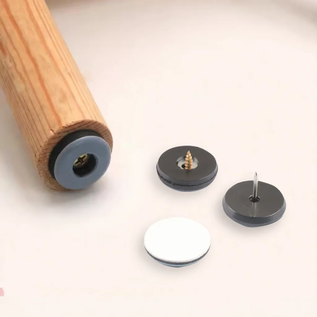 Heavy Duty Teflon Furniture Glides Sliding Pads Chair Leg Mats Protector For Hardwood Floors Noise Dampening Tools