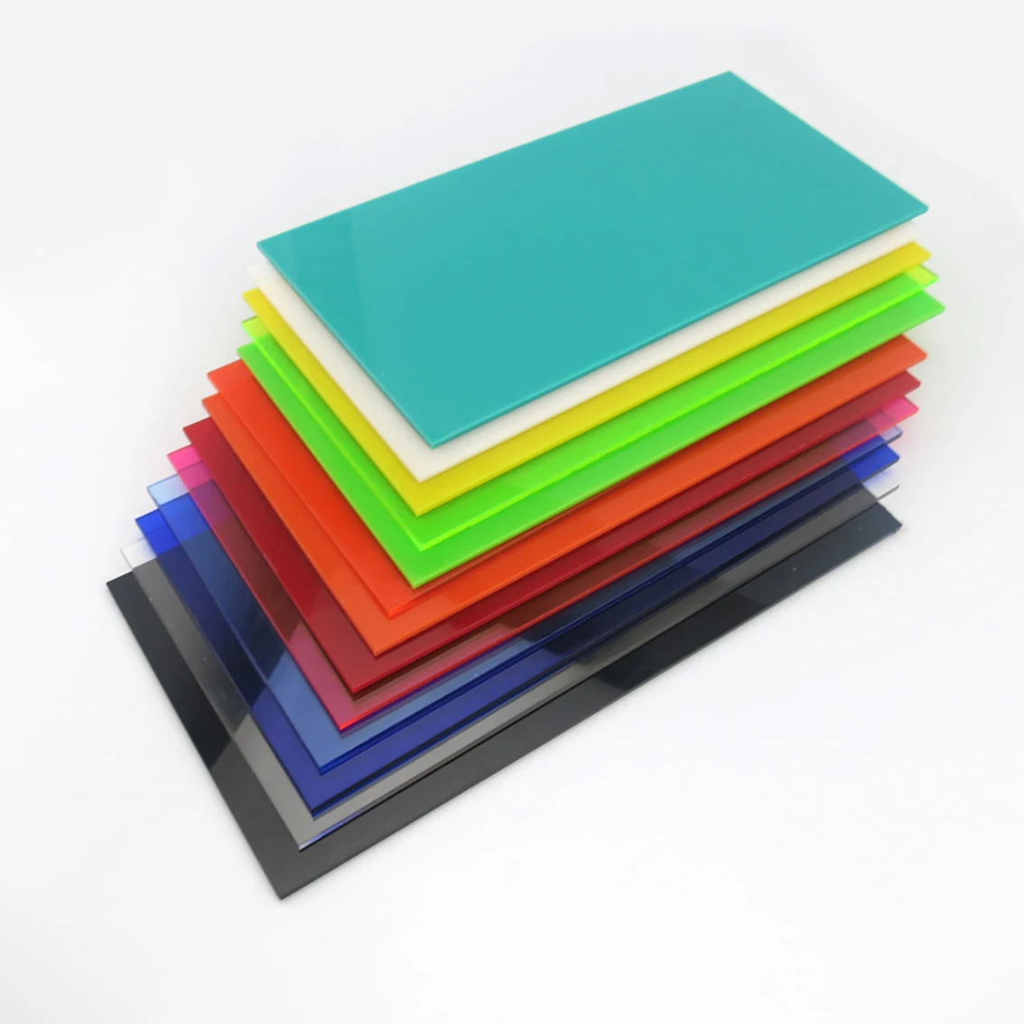 1Pcs Colored Plastic Sheet 100*200mm Thick 2.3mm Plastic Board For DIY Building Model Craft Picture Frame Processing