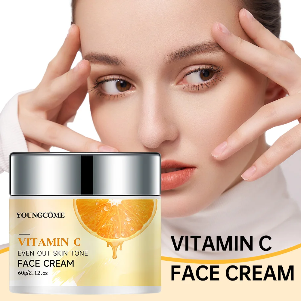 Retinol Vitamin C Cream-added aloe extract, alcohol-free,deeply penetrate and moisturize dry skin, anti-aging Cream Moisturizing