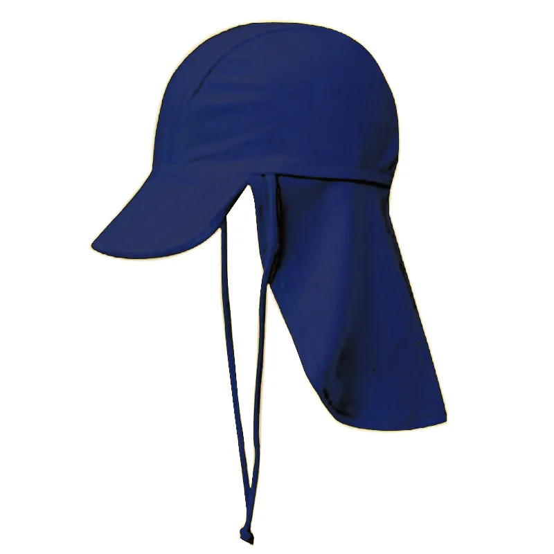 Cappello estivo per bambini a tesa larga con patta da spiaggia, copri orecchie, protezione per il collo, cappello da sole, per bambini, ragazzo, ragazza, anti UV
