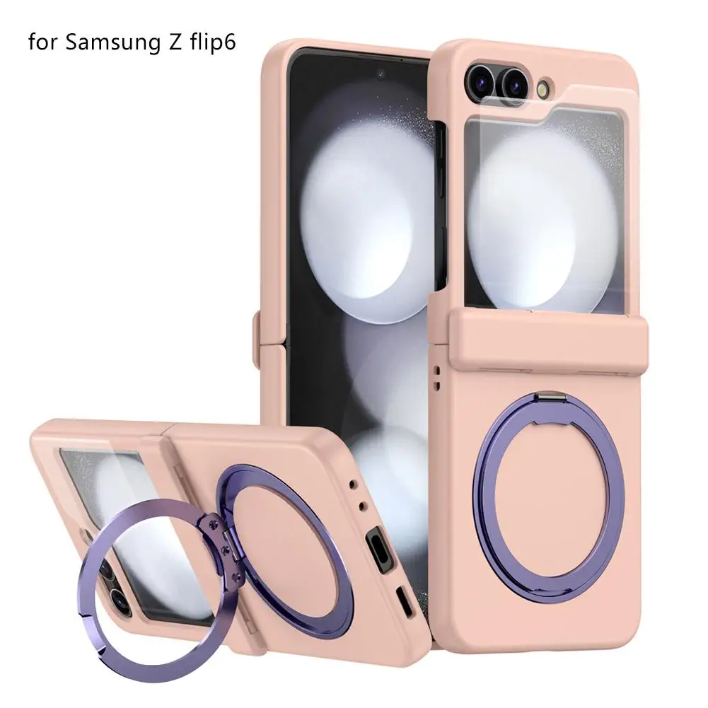 เคสป้องกันโทรศัพท์มือถือแบบแม่เหล็กสำหรับซัมซุง Flip6แพคเกจเต็มรูปแบบป้องกันการตกรองรับ R0U6ชาร์จไร้สาย