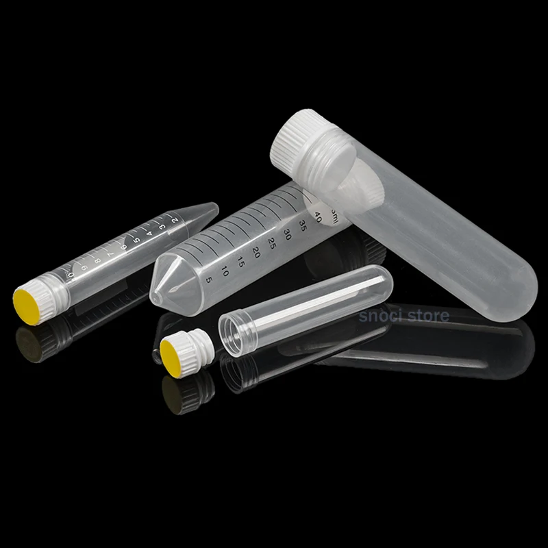 2000RPM Hochgeschwindigkeits-Zentrifugierröhrchen 10ml 15ml 30ml 50ml 85ml 100ml Polypropylen-Zentrifugieröhrchen, Reagenzgläser mit Schraubverschluss – Detail 5