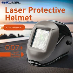 DMK Laser Protective Mask OD7+ Safety Helmet CE 315-1400nm Radiation Protection For Fiber Laser Welding Machine Cutting Machine