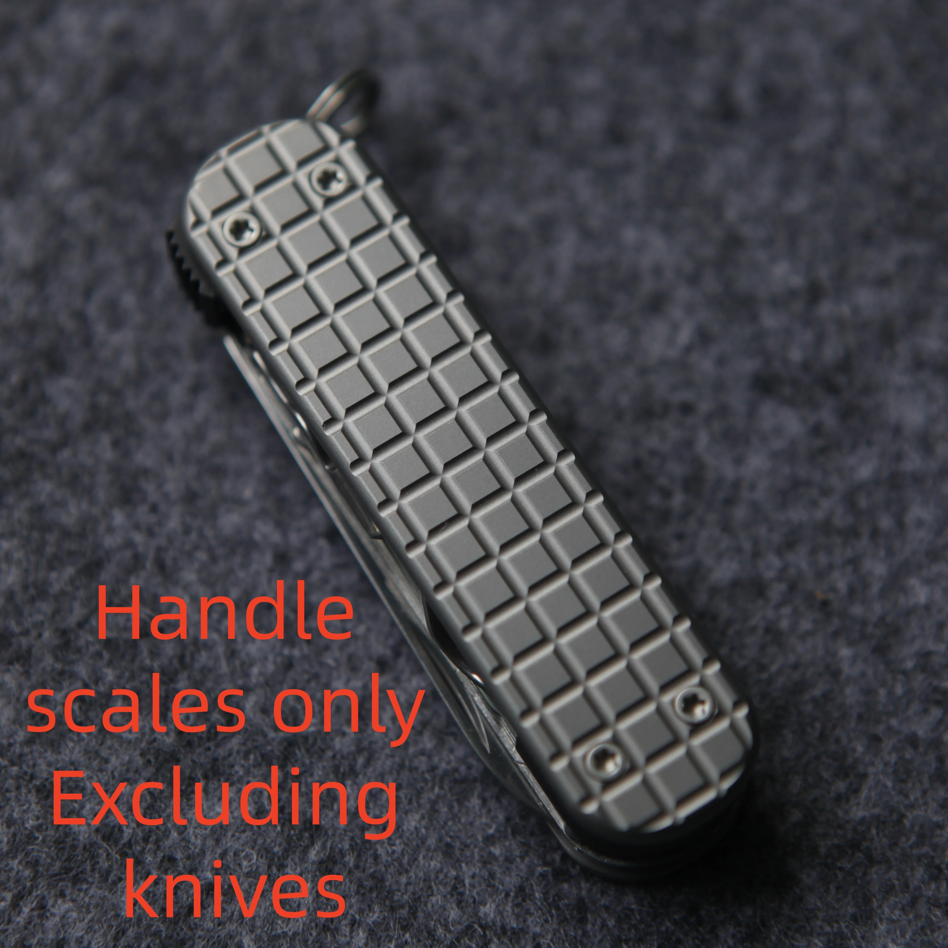 1Pair 12 Types Titanium Alloy Knife Handle Scales Patches for 65mm Victorinox Swiss Army Knives （Excluding knives）