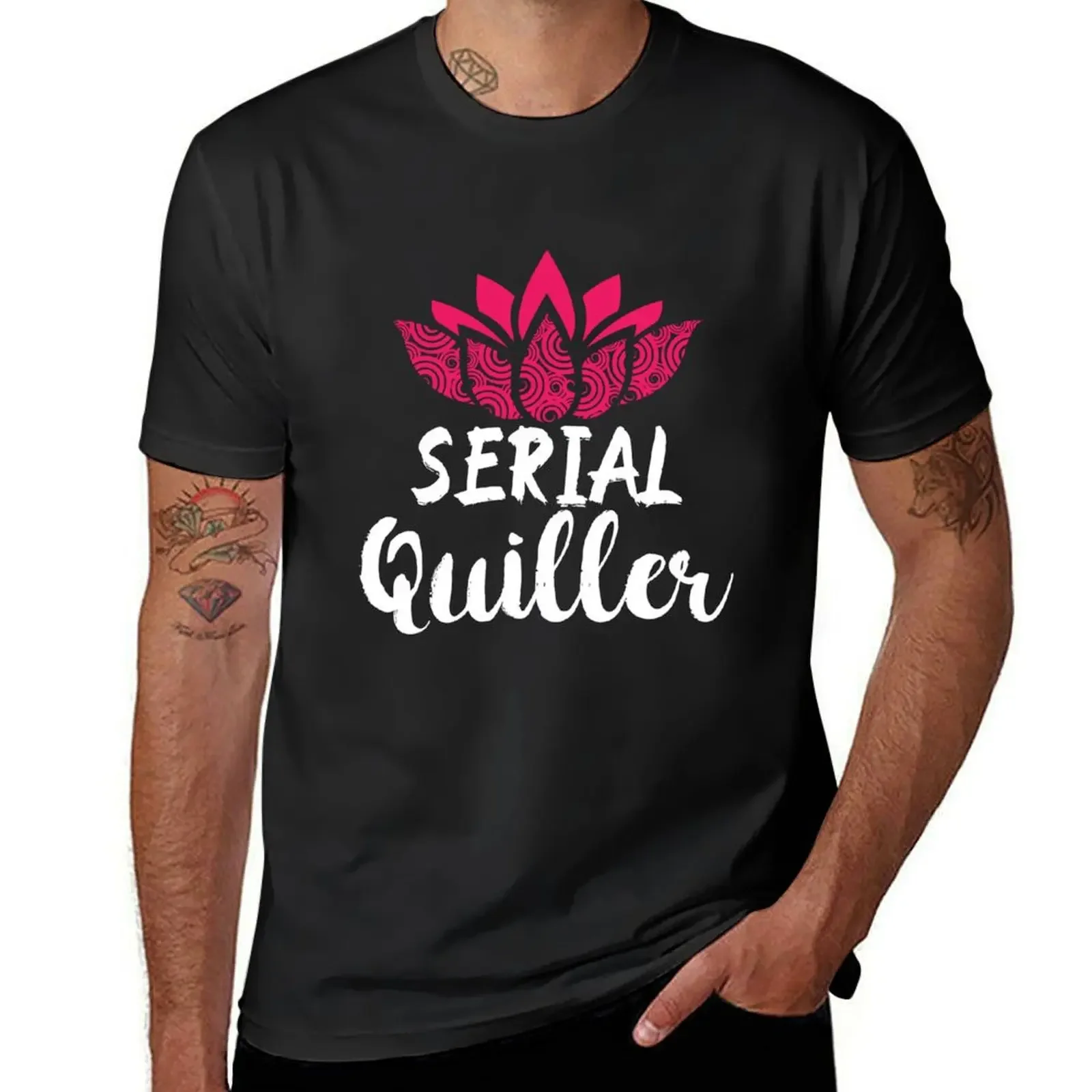 Serial Quiller Quilling Paper Filigree Crafting Hobby Artist T-Shirt oversized graphic tee anime tshirt mens vintage t shirts