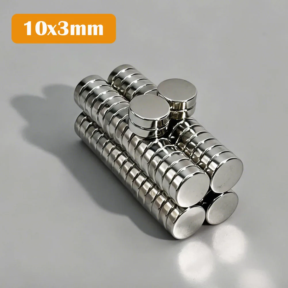 

Супермощный неодимовый магнит 10x3 мм, круглый, NdFeB, сильный постоянный магнит, дисковый магнит для холодильника