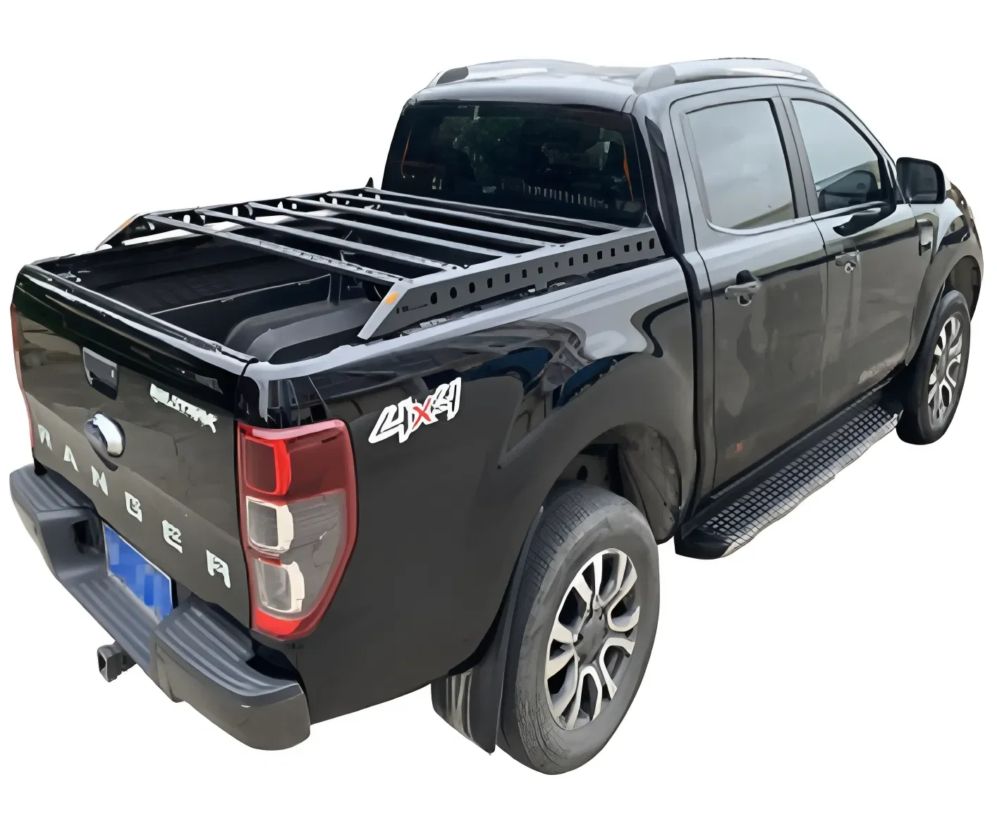 

Polar Bear Car Modification Store Aluminum Alloy Universal Offroad Roof Rack with Roof Rail Perfect Fit for Hilux