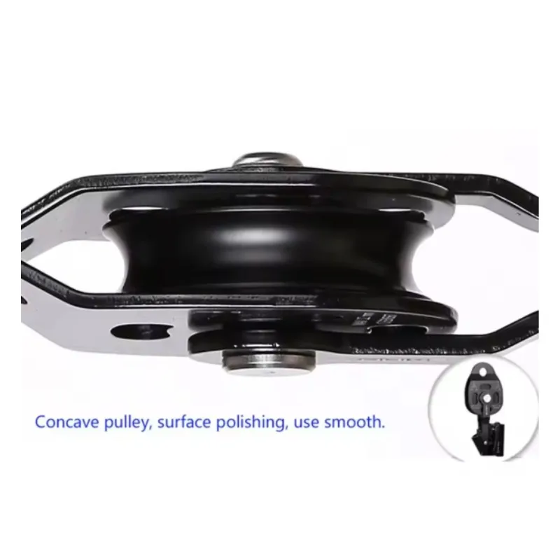 Eenrichtingsgereedschap met zelfsluitende katrol, aluminiumlegering voor transport van zwaar voorwerpen en moeiteloos optrekken