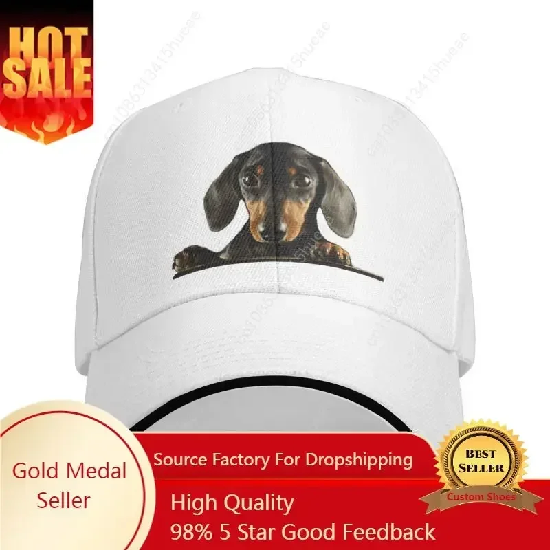 

Personalized Dachshund Dog Baseball Cap Hip Hop Women Men's Adjustable Pets Animal Dad Hat Summer