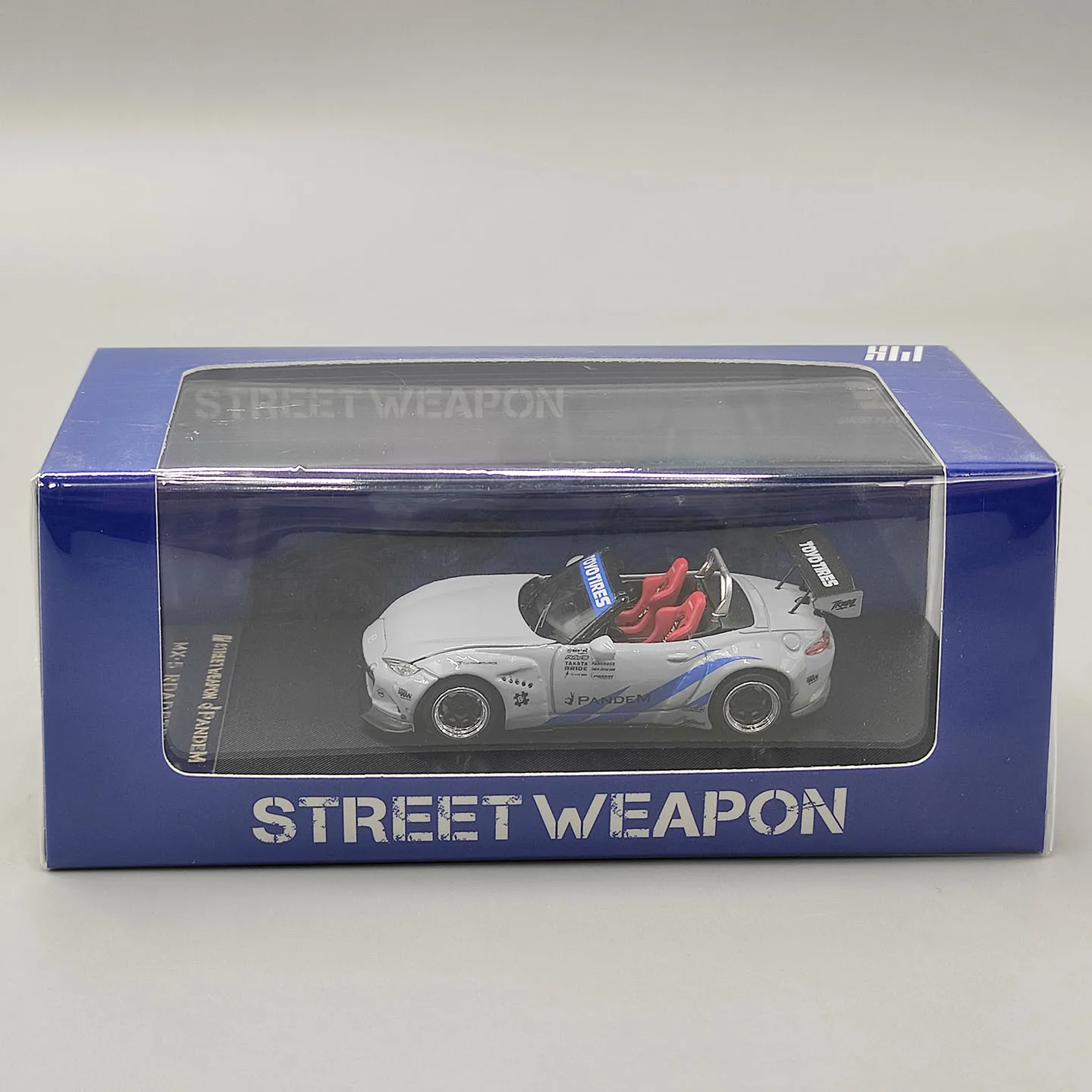 Diecast STREET WIEAPON 1:64 Scale Rocket Rabbit MX-5 Modified Alloy Car Model