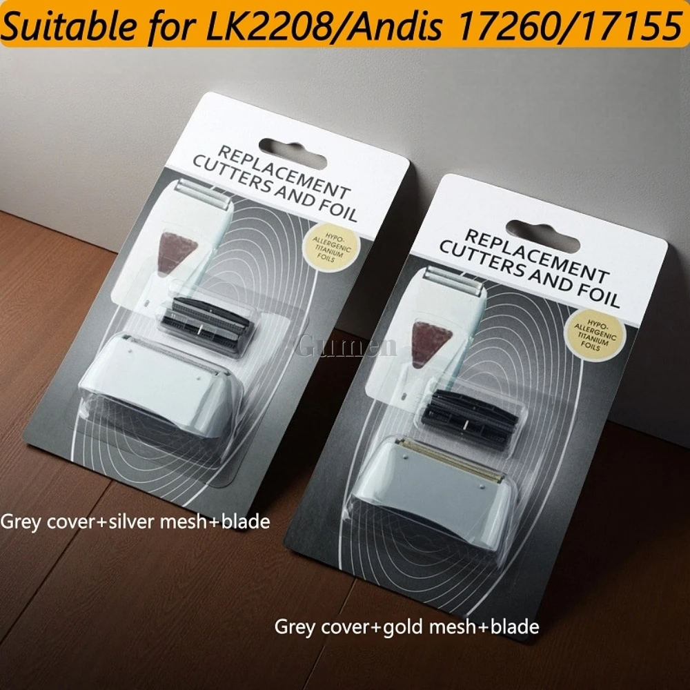 Pro Replacement Electric Shaver Cutters And Foil For LK2208/Andis 17260/17155 3D Intelligent Floating Shaving Blade High Quality