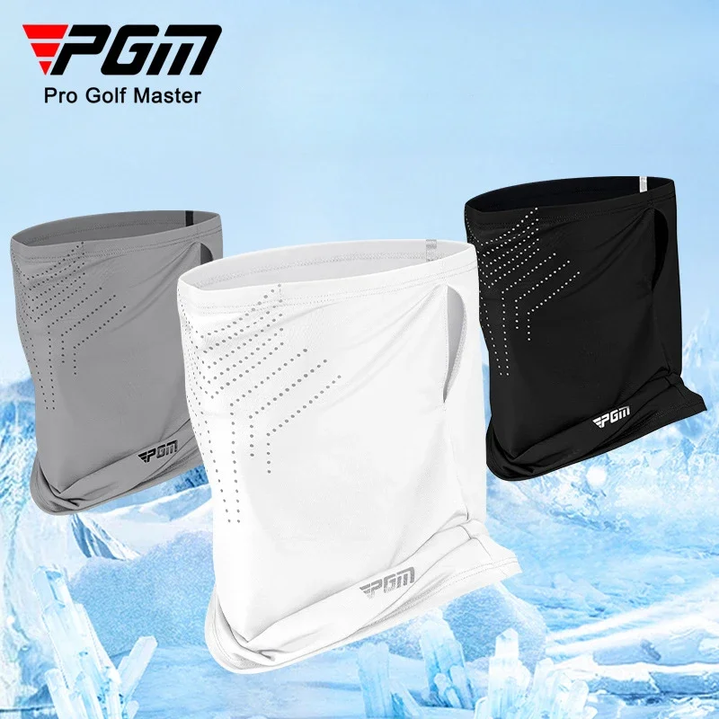 PGM Outdoor Sunshade Sports Neck Cool Ice Silk Breathable Men's Golf Sunscreen Mask Golf Supplies KOZ008