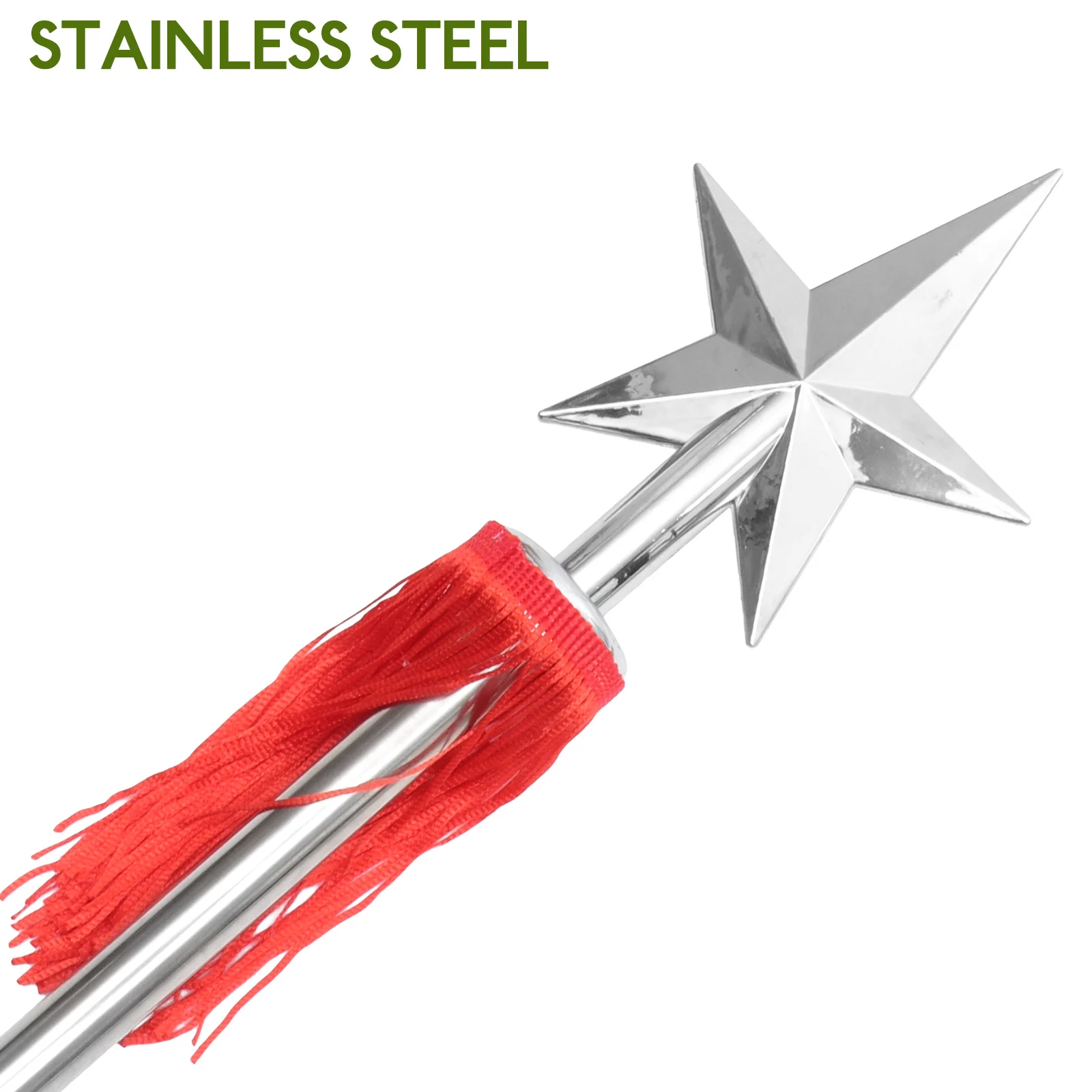 

Conductor Baton 90cm Steel H Military Concert Accessory Show Music Teacher Student Gift Stainless Steel