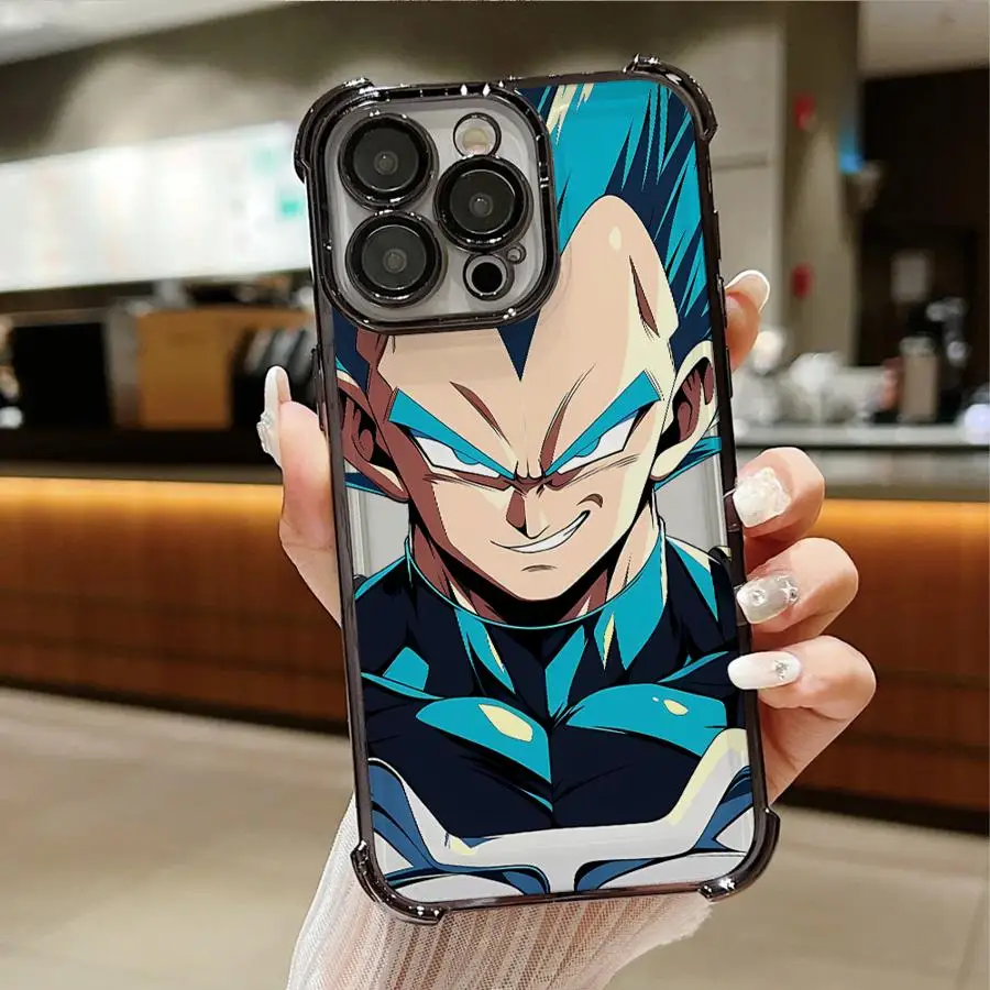 Hot Majin Vegetas DragonS BallS Plating Phone Case For iPhone 17 17e 16e 16 15 14 13 12 11 Pro Max X XR Mini Air Plus Anti-Fall view 4