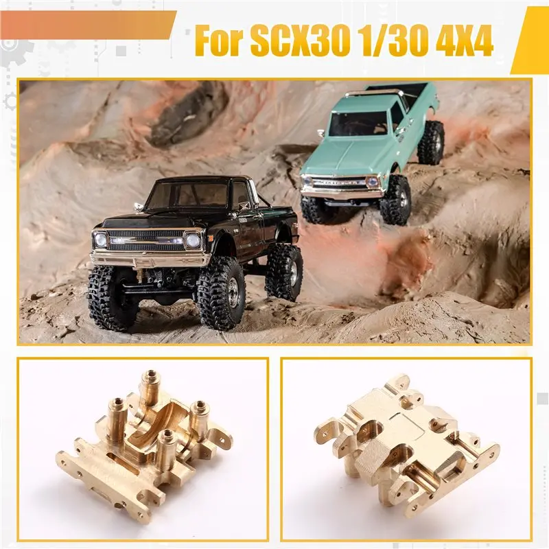 

MACH-Metal Parts For Axial SCX30 1/30 4X4 Mirco Micro RC Remote Control Model Car Crawler Upgrades Accessories