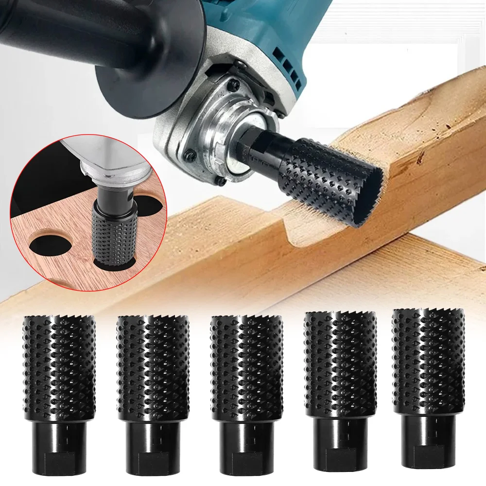 1/2pcs Rotary Rasp for Angle Grinder 100/125 Type M10 M14 Wood Grinding Carving File Burr Sanding Disc Head Abrasive