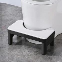 Taburete de asiento de inodoro, taburete otomano grueso, antideslizante, portátil, para el hogar, para adultos, suministros de baño