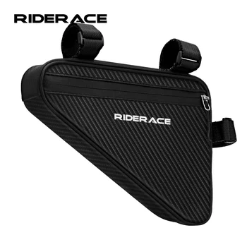 RIDERACE 防水サイクリングチューブバッグ 3L MTB ロードバイクトライアングルバッグサイクリングフレームフロントバッグ修復ツールパニア自転車バッグ