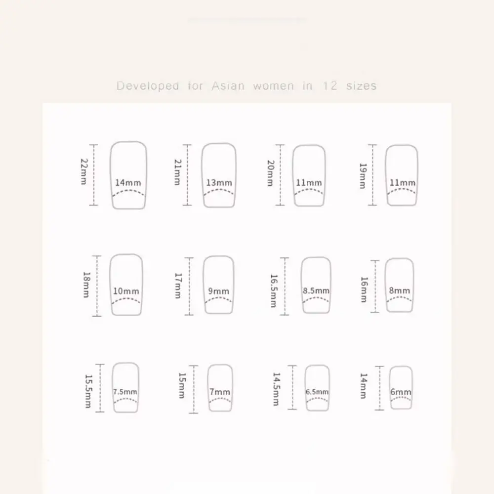 Nouveau Faux ongles carrés longs français couverture complète presse sur les ongles détachables Aurora couleur pêche ongles conseils bricolage