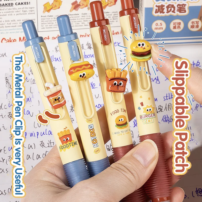 قلم حبر جاف قابل للغسل ، قلم محايد لطلاب المدارس الابتدائية ، ممارسة الكتابة ، سهل الاحتكاك ، قابل للمسح ، 4 روض #3