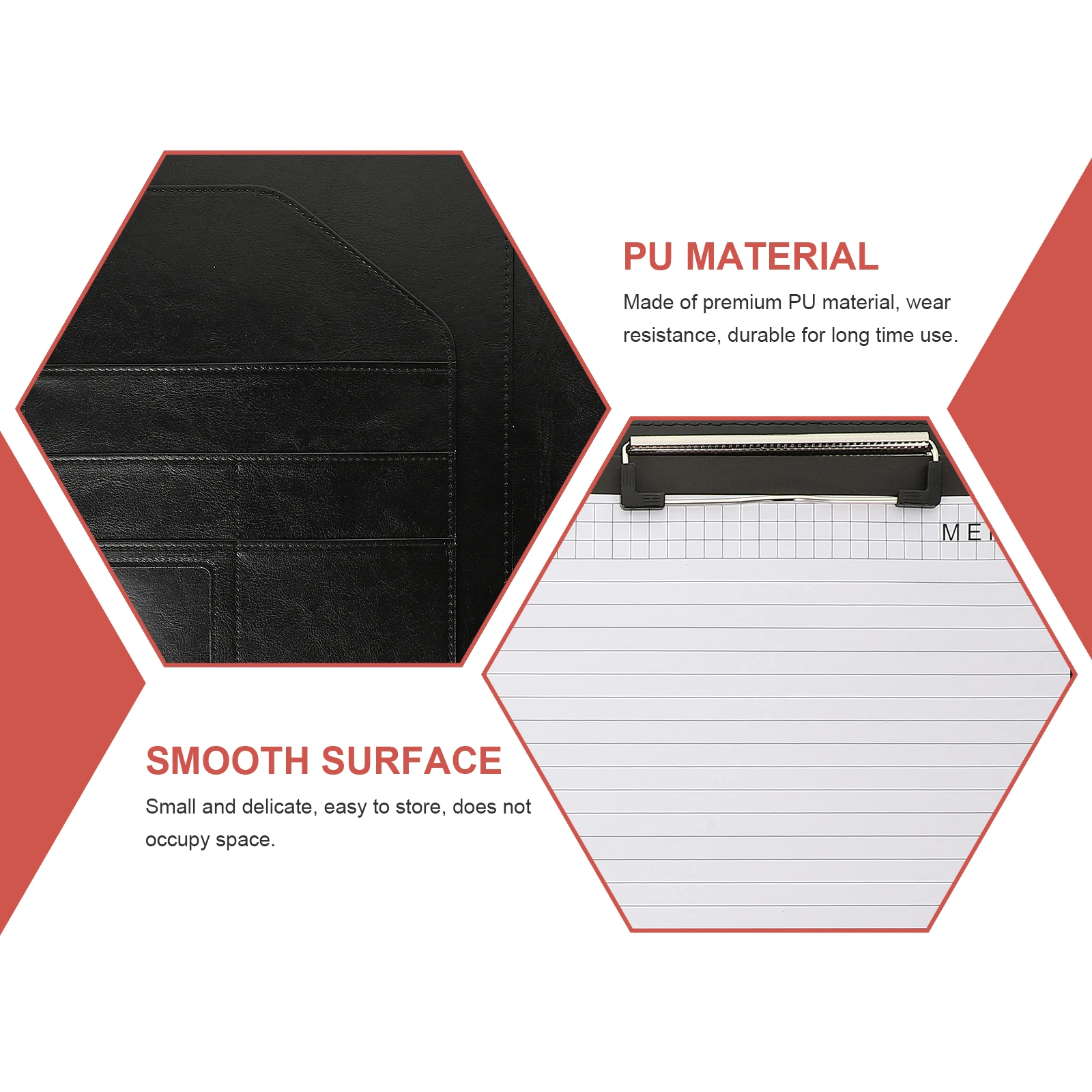 

File Folder Premium PU Office Supply Document Organizer Manager Folder Card Holder Notebook Portable Paper Storage