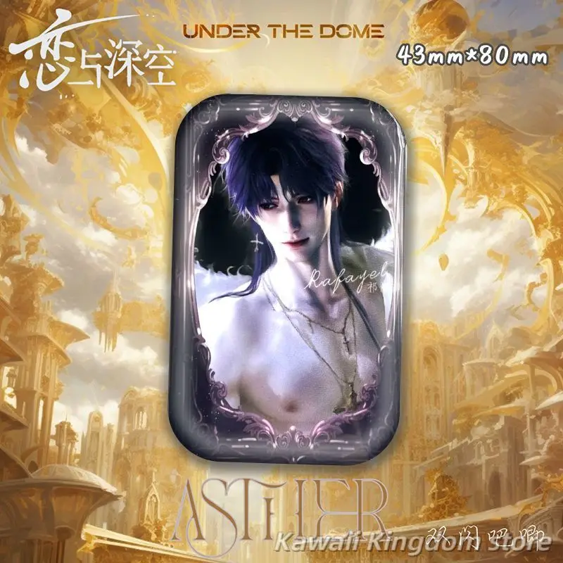 Love and Deepspace Rafayel Zayne Xavier Sylus Caleb Cosplay Button Pin Cute Anime Tinplate Brooch Badge for Backpack Accessories