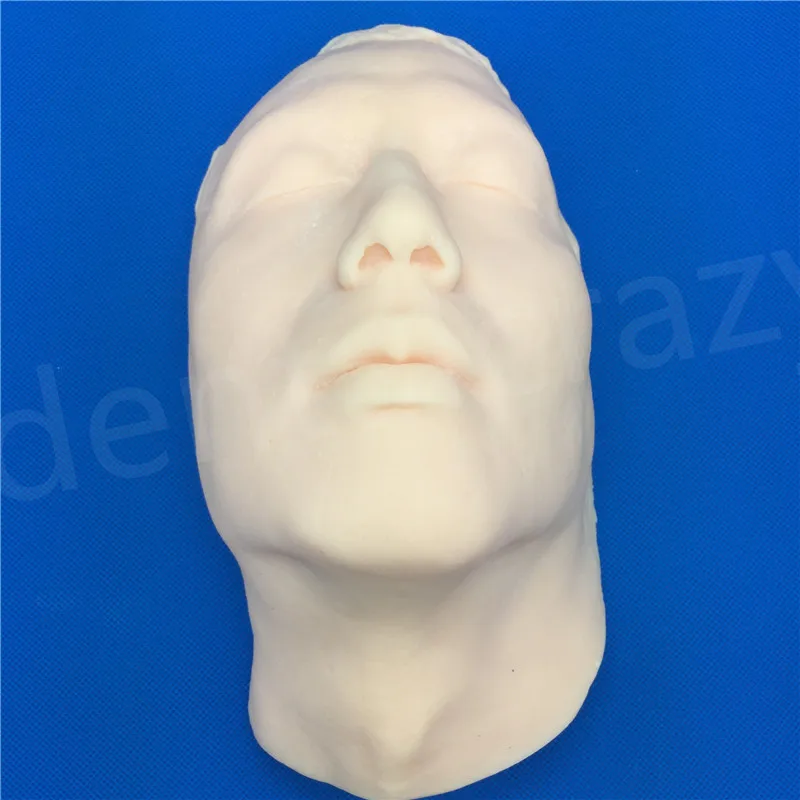 Silicone Head Injection Skin Suture Plastic Surgery Teaching Model With Skeleton For Skin Suture PlasticSurgey