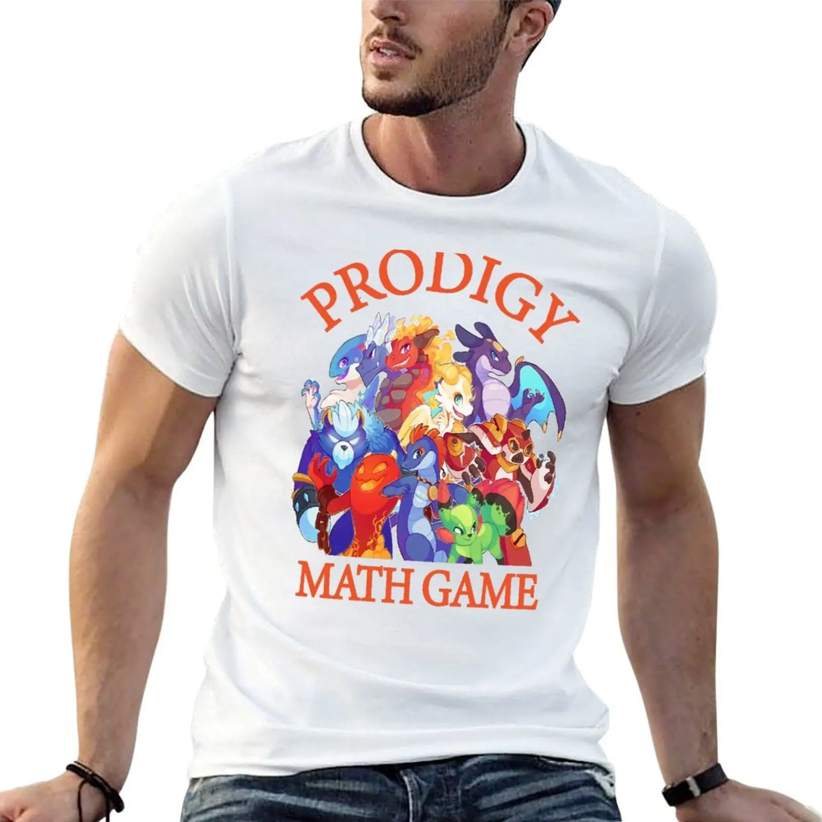 Prodigy Math Game Math Gaming Cool Gift For Kids T-Shirt cotton t shirt pack man t shirt summer man graphic t shirt T-shirt