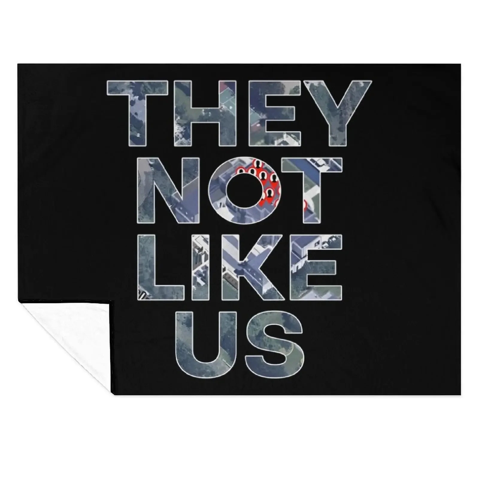 

They not like us - Kendrick Lamar Throw Blanket Stuffeds Warm decorative For Sofa Thin Blankets