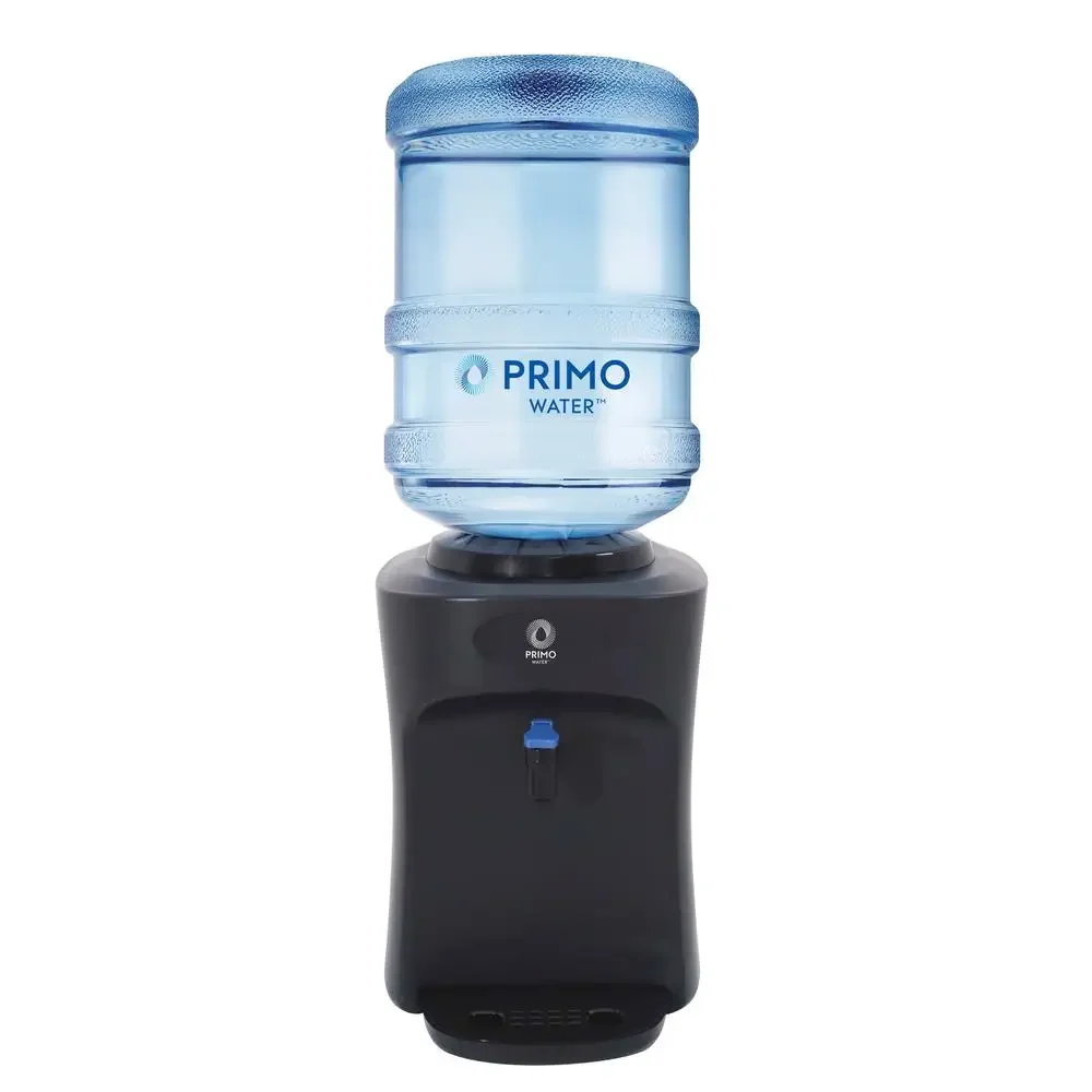 Primo® Water Countertop Dispenser Top Loading Room Temperature Black 3 or 5 Gallon