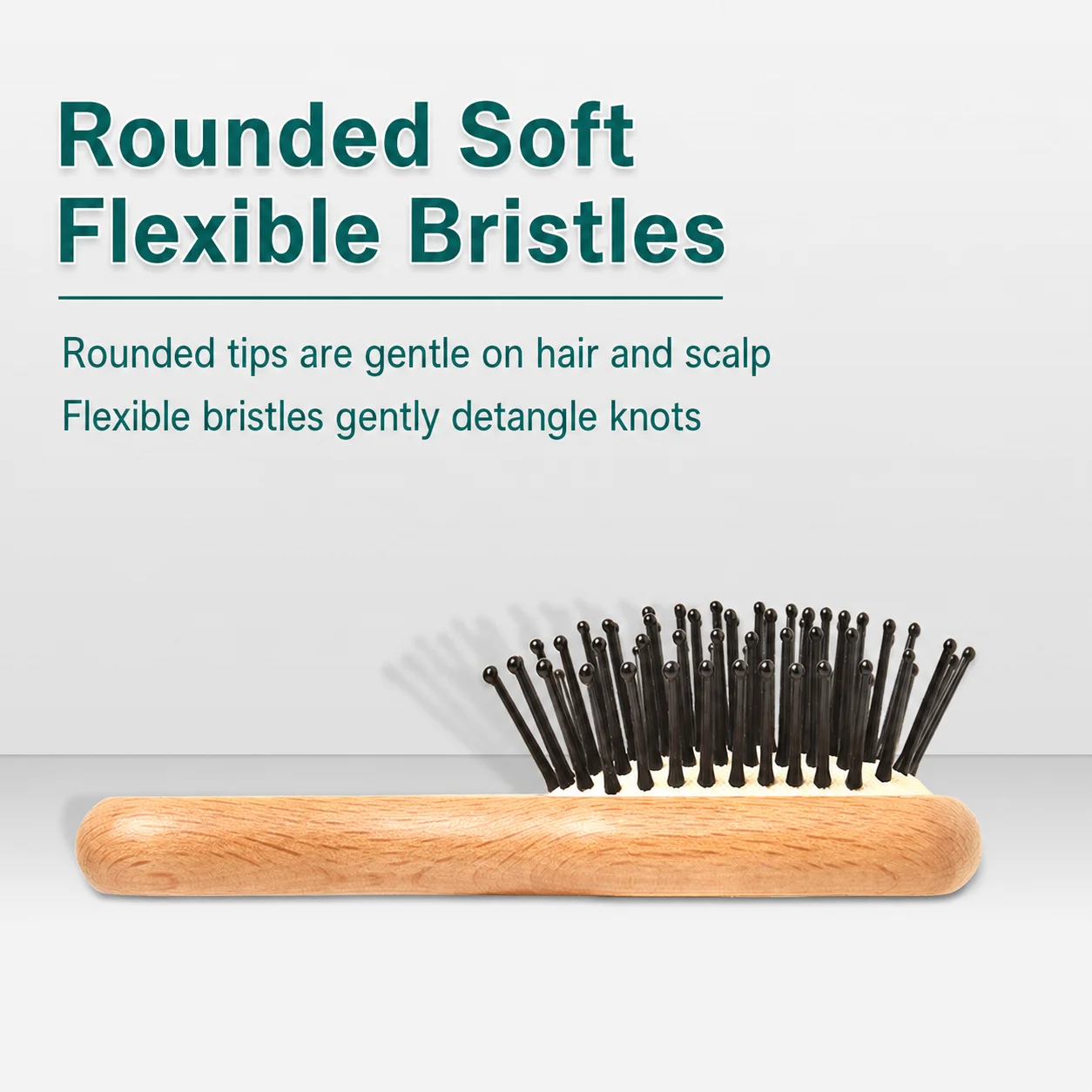 Bamboo And Wood Hair Brush, Po - Bamboo Hair Brush recension och pris