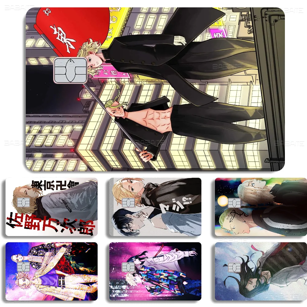 Tokyo Revengers Anmie Sticker Film Skin Cover For Credit Card Debit Bank Card Front