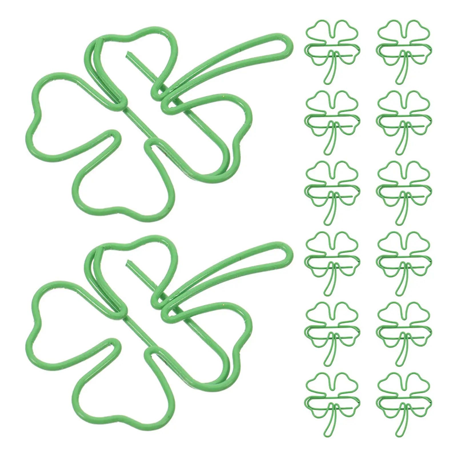 

80 шт. миниатюрных металлических скрепок в форме четырехлистника, милые канцелярские зажимы для офиса и школы, для организации бумаг и закладок