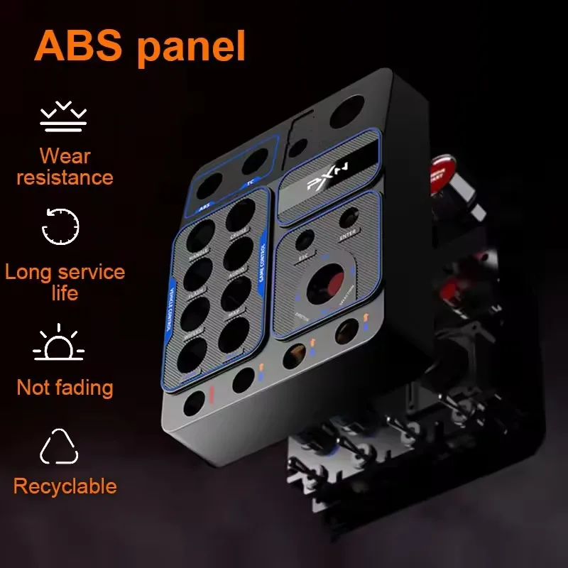 PXN CB1 Racing Simulator Multifunctional Key Control Box Central Control Box RGB Customized EURO Truck Simulator Racing Game ﻿