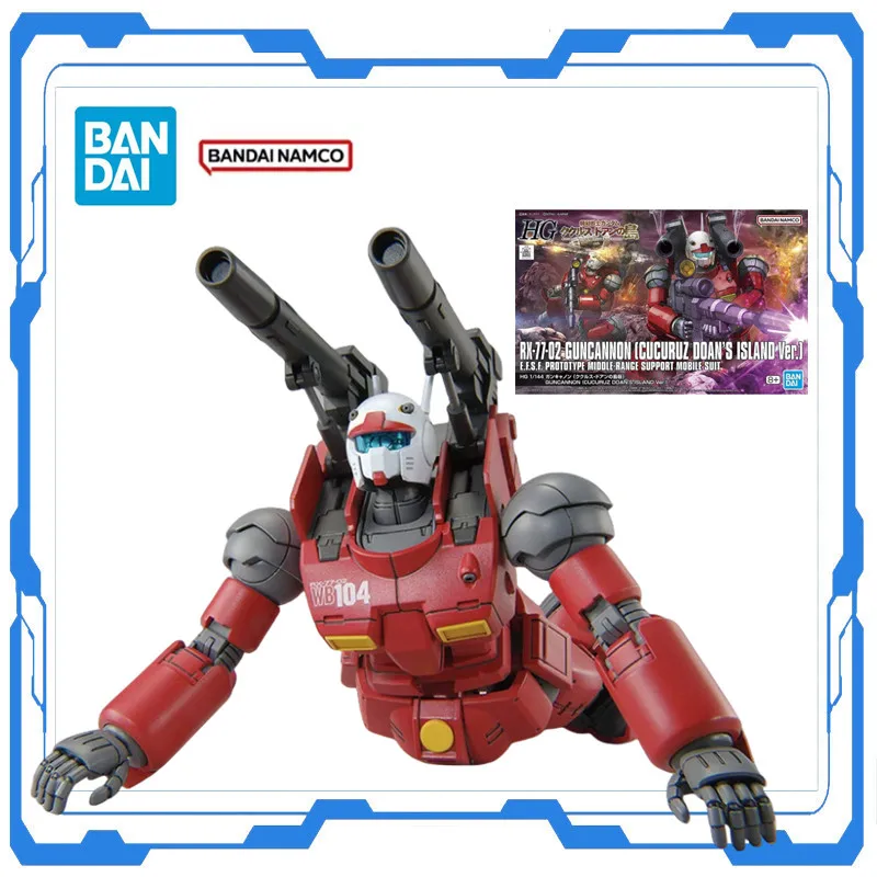 

Genuine Bandai HG 1/144 Guncannon Cucuruz Doan's Island Ver Gundam Assembly Model Kit Gunpla Action Figure Collectible Toy Gift