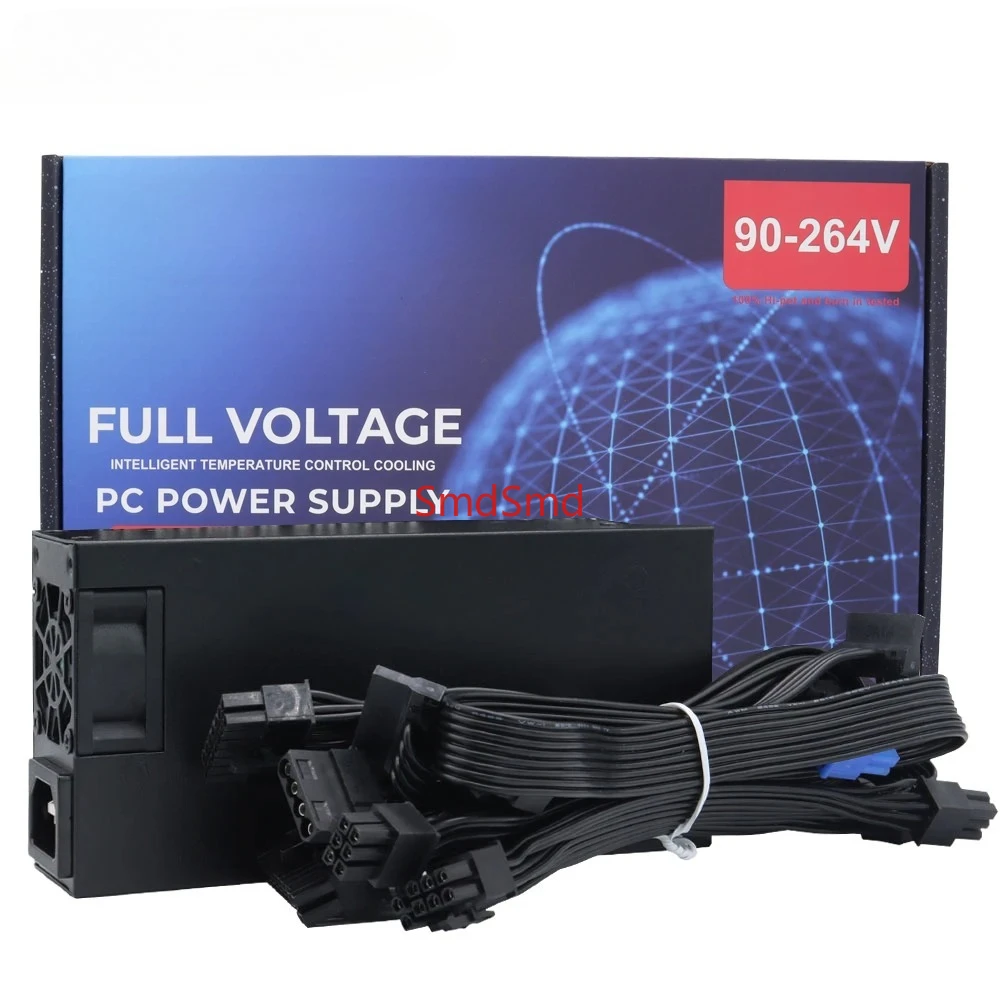 Flex 600W Modular Power Supply Small 1U Computer PSU Flex-ATX 500W for ITX mini PC Active PFC For POS AIO desktop 110V 220V