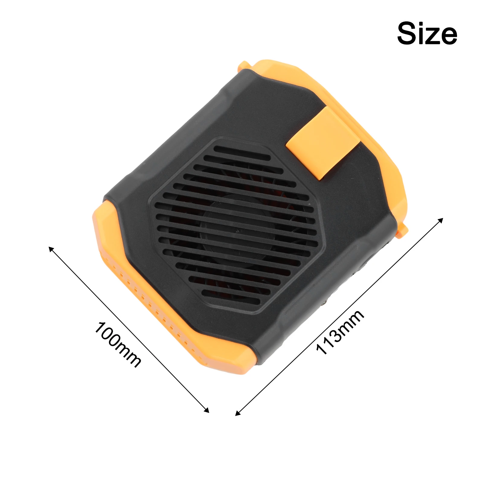 Quiet Operation Fan Rechargeable Clip Fan Type-C Charging Port Integrated Lighting Function Advanced Turbine Motor