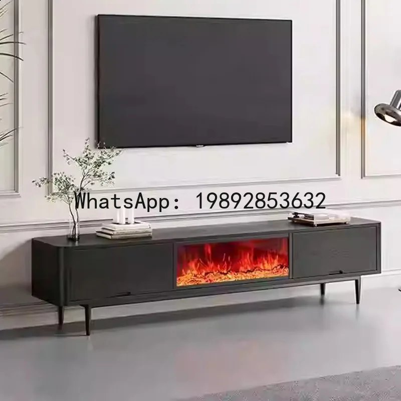 

XL Fireplace Rock Board Coffee Table Combination TV Cabinet Embedded Home Living Room TV Cabinet