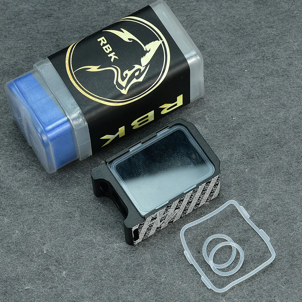 wolfcoolvape Monarchy Style Boro Tank vape boro tank Aluminum Penny Boro tank boro for SXK BB / Billet AIO Box Mod Kit